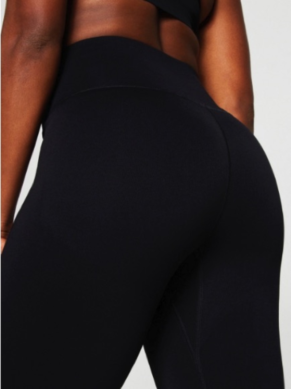 NWT Fabletics Black Sleek Seamless High-Waisted Flare Pant Size Small - Picture 4 of 6